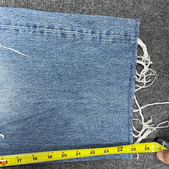 Madewell Low Slung Straight Jean Button Fly Mid Wash Denim Womens Size 32 0833 - Picture 8 of 11